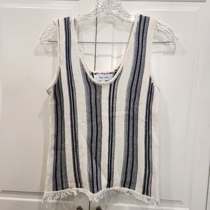 John+Jenn 100% Cotton Knit Tank Top Size XS/TP Beach Boho